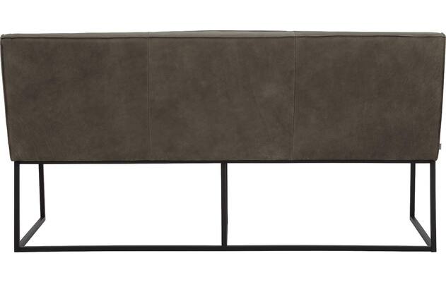 Goossens excellent eetbank tom grijs leer - 8210537-04