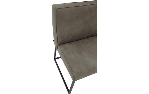 Goossens excellent eetbank tom grijs leer - 8210537-06