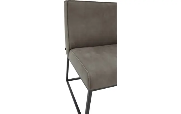 Goossens excellent eetbank tom grijs leer - 8210537-07