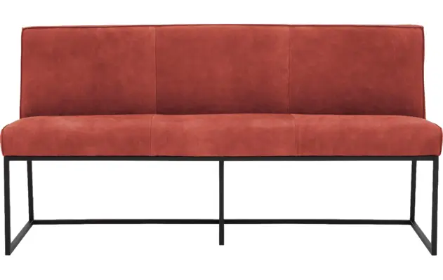 Goossens excellent eetbank tom rood leer - 8210542-01