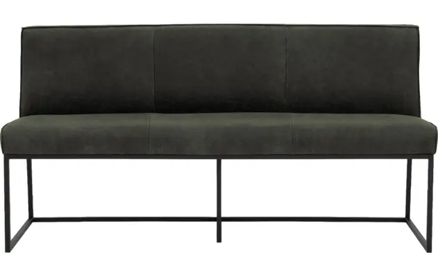 Goossens excellent eetbank tom groen leer - 8210545-01