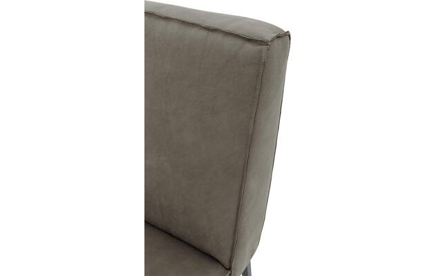 Goossens excellent eetbank tom grijs leer - 8210557-06