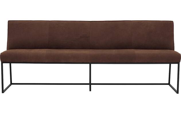 Goossens excellent eetbank tom bruin leer - 8210558-01