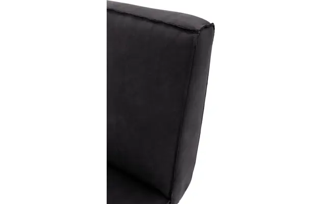 Goossens excellent eetbank tom zwart leer - 8210564-06