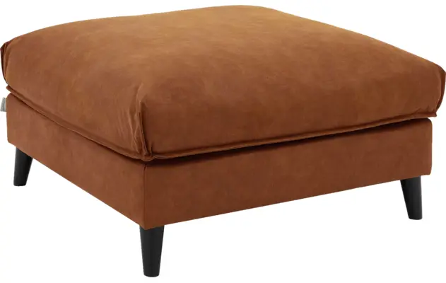 Goossens voetenbank jonas bruin micro leer - 8210597-02