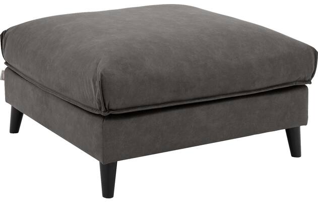 Goossens voetenbank jonas grijs micro leer - 8210598-02