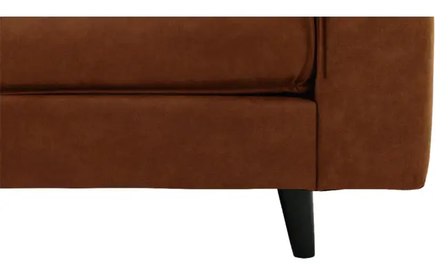 Goossens zitbank jonas bruin micro leer - 8210603-04