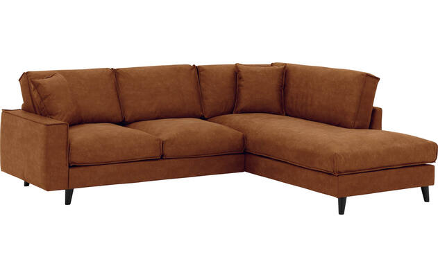 Goossens hoeksalon jonas bruin micro leer - 8210609-02-gespiegeld