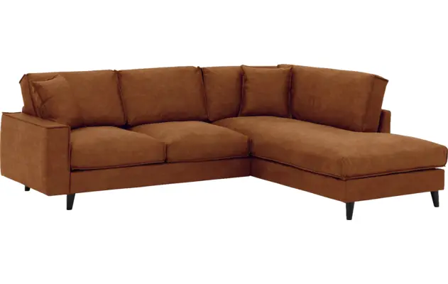 Goossens hoeksalon jonas bruin micro leer - 8210609-02-gespiegeld