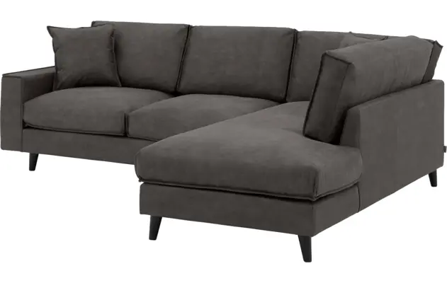 Goossens hoeksalon jonas grijs micro leer - 8210610-03-gespiegeld