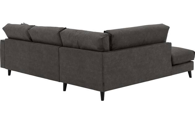 Goossens hoeksalon jonas grijs micro leer - 8210610-04