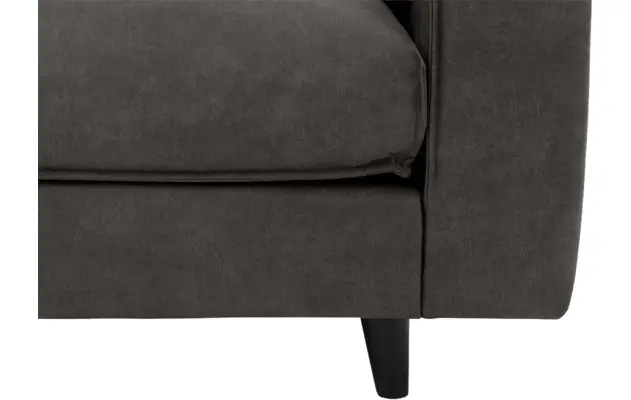 Goossens hoeksalon jonas grijs micro leer - 8210610-05