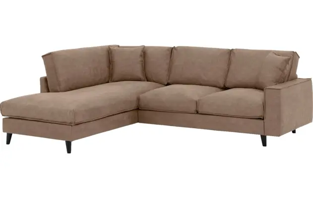 Goossens hoeksalon jonas bruin micro leer - 8210611-02