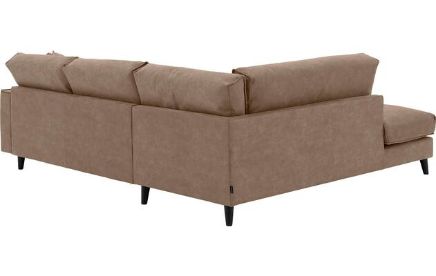 Goossens hoeksalon jonas bruin micro leer - 8210611-04