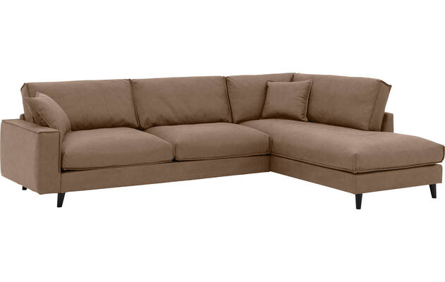 Goossens hoeksalon jonas bruin micro leer - 8210615-02-gespiegeld