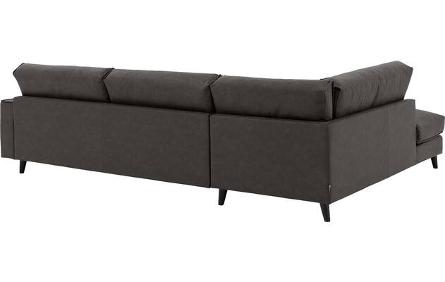 Goossens hoeksalon jonas grijs micro leer - 8210617-04