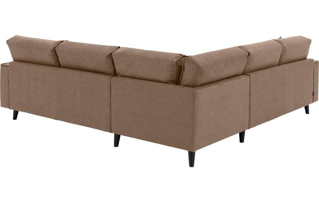 Goossens hoeksalon jonas bruin micro leer - 8210621-03