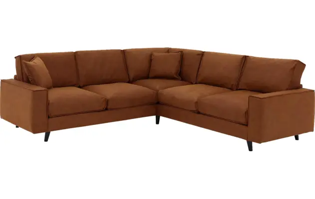 Goossens hoeksalon jonas bruin micro leer - 8210622-01
