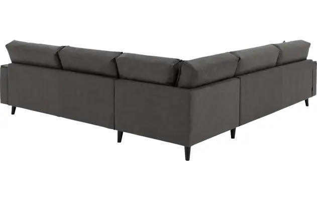 Goossens hoeksalon jonas grijs micro leer - 8210624-03
