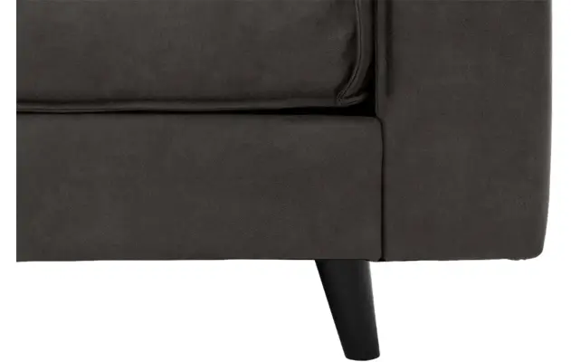 Goossens hoeksalon jonas grijs micro leer - 8210624-04