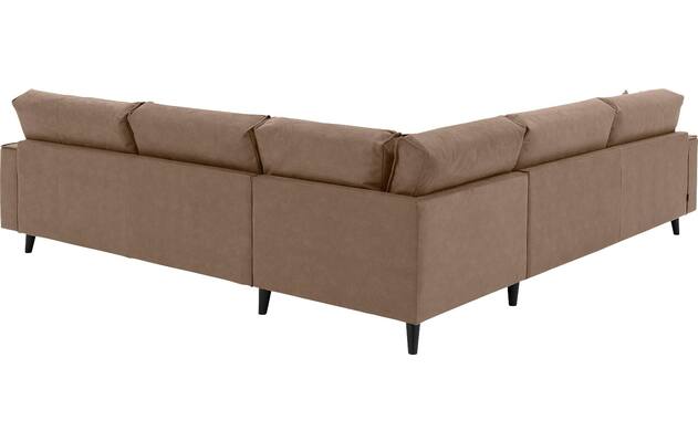 Goossens hoeksalon jonas bruin micro leer - 8210626-02