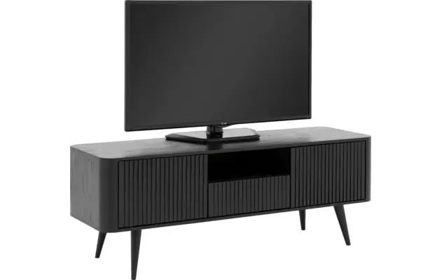 Goossens tv meubel seppe zwart eiken - 8210676-04