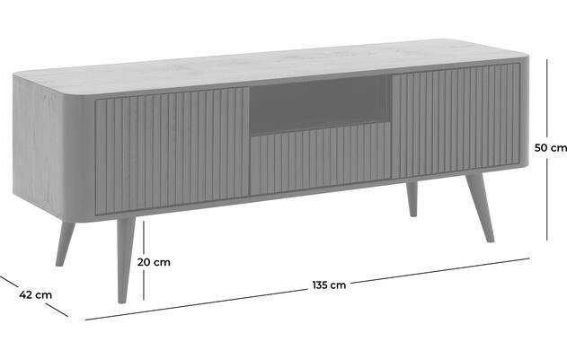 Goossens tv meubel seppe donker bruin eiken - 8210676-goossens-seppe-tv-meubel-eiken-zwart-50