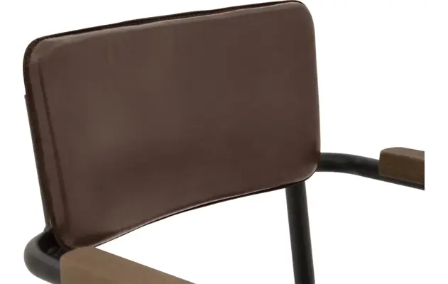 Goossens eetkamerstoel chaplin bruin leer - 8210697-06