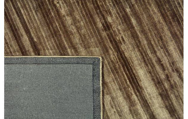 Goossens tapijt rib bruin viscose - 8211273-03