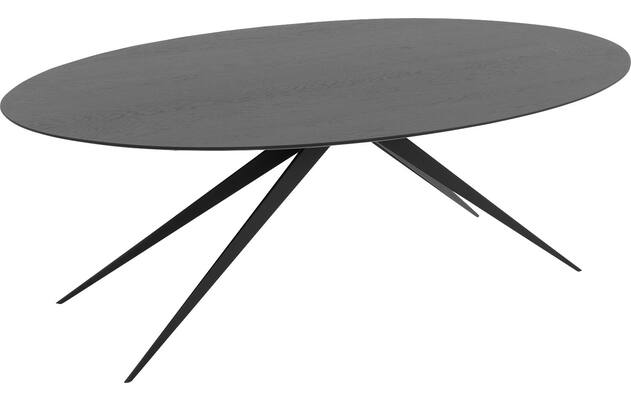 Goossens excellent eettafel uniek zwart eiken - 8211533-04
