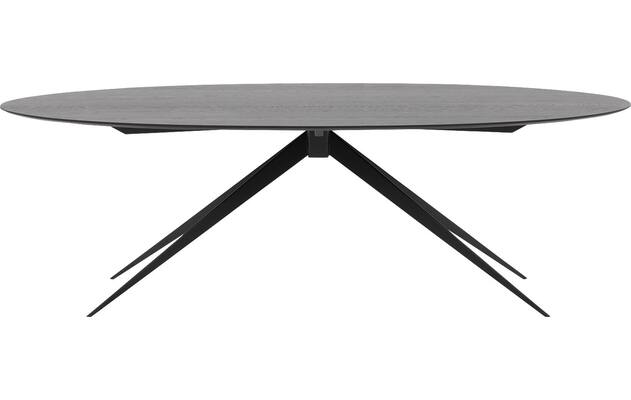 Goossens excellent eettafel uniek zwart eiken - 8211535-01