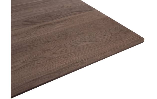 Goossens excellent eettafel uniek donker bruin eiken - 8211545-05
