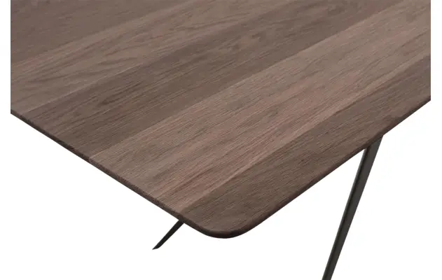 Goossens excellent eettafel uniek donker bruin eiken - 8211549-06