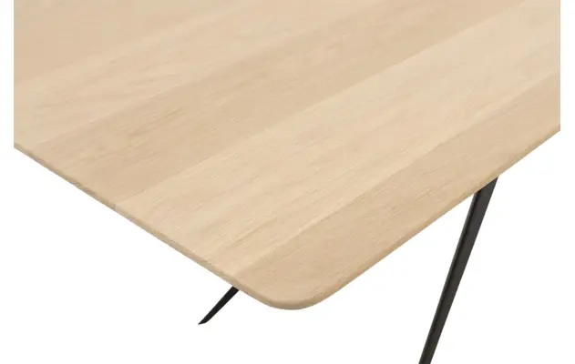 Goossens excellent eettafel uniek blank eiken - 8211568-06