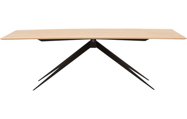 Goossens excellent eettafel uniek blank eiken - 8211569-01