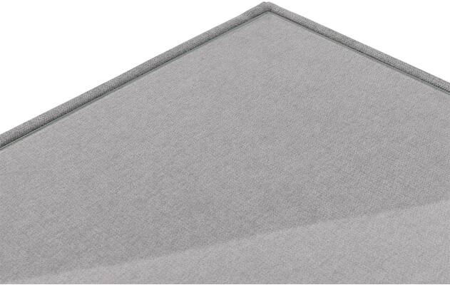 Goossens voetenbank nomade toendra grijs stof - 8211847-05