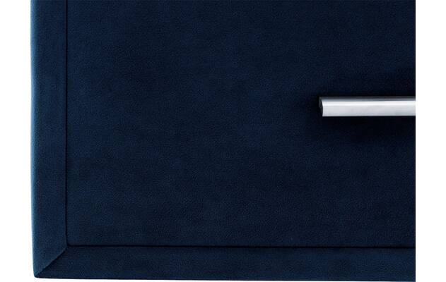Goossens excellent nachtkastje briljant elite blauw stof - 8211854-C-07