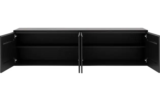 Goossens excellent dressoir vic zwart eiken - 8213116-03