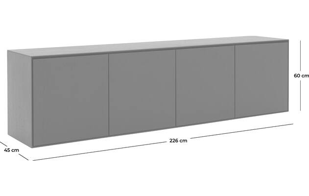 Goossens excellent dressoir vic zwart eiken - 8213116-goossens-vic-dressoir-eiken-50