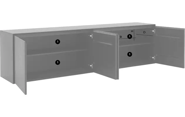 Goossens excellent dressoir vic zwart eiken - 8213116-goossens-vic-dressoir-eiken-51