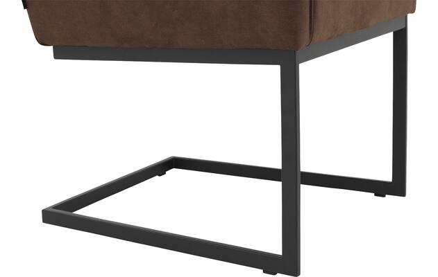 Goossens excellent eetkamerstoel tom bruin micro leer - 8213153-05