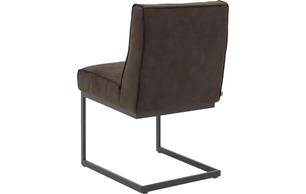 Goossens excellent eetkamerstoel tom bruin micro leer - 8213159-03