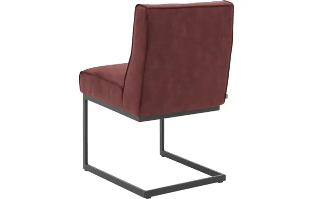 Goossens excellent eetkamerstoel tom rood micro leer - 8213161-03