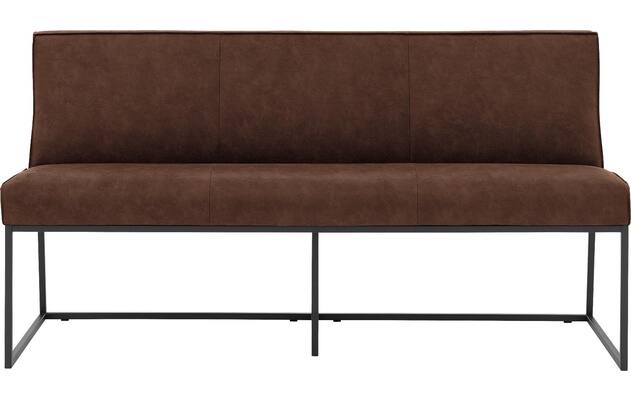 Goossens excellent eetbank tom bruin micro leer - 8213171-02