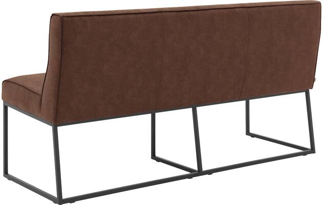 Goossens excellent eetbank tom bruin micro leer - 8213171-03