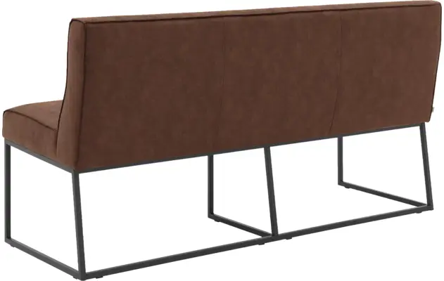 Goossens excellent eetbank tom bruin micro leer - 8213171-03