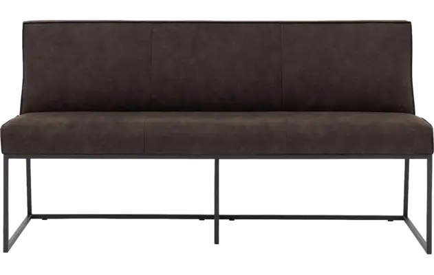 Goossens excellent eetbank tom bruin micro leer - 8213173-02