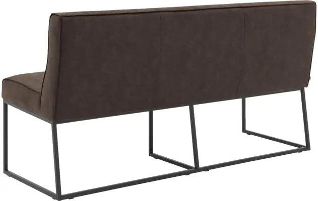 Goossens excellent eetbank tom bruin micro leer - 8213173-03