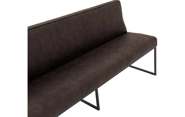 Goossens excellent eetbank tom bruin micro leer - 8213173-05