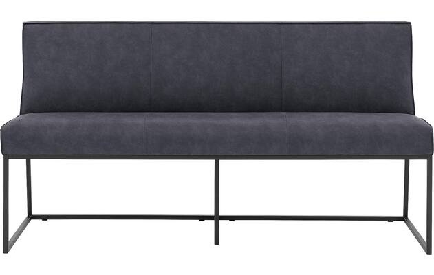 Goossens excellent eetbank tom blauw micro leer - 8213174-02